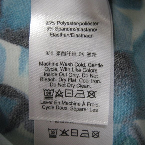 Ladies Blouse, DKNY, US L, greens - Picture 4 of 4